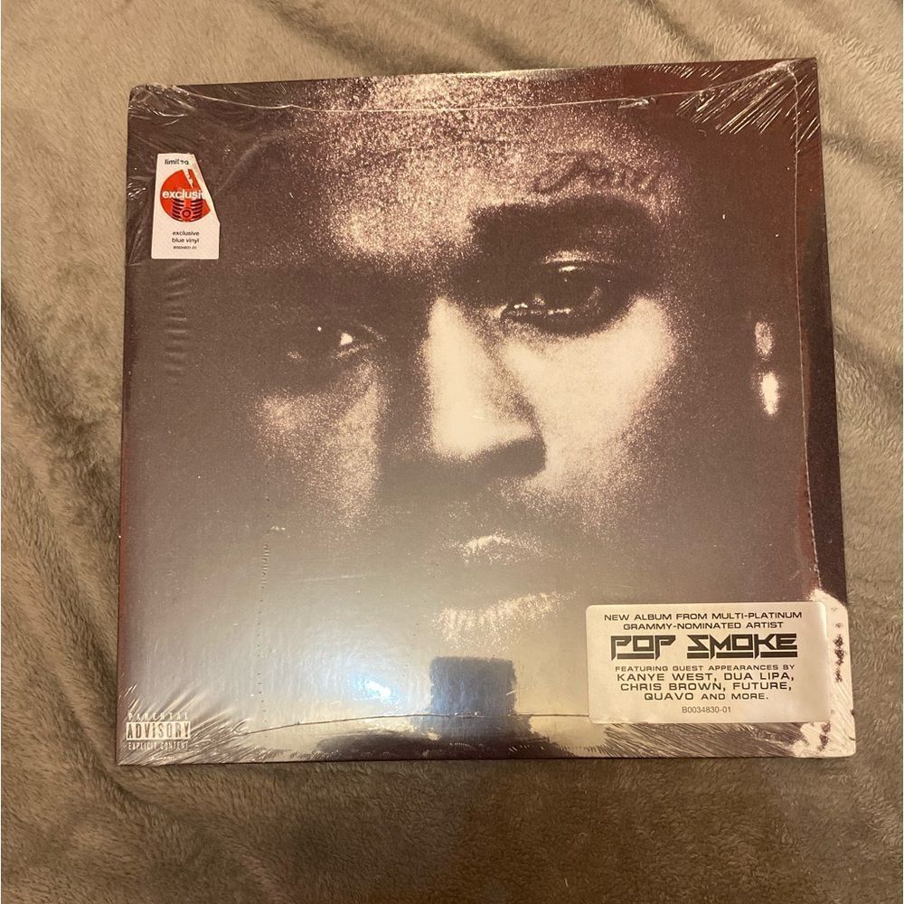 Pop Smoke Faith Album Brand New Sealed [2LP] Exclusive Blue Vinyl Set - Picture 2 of 8